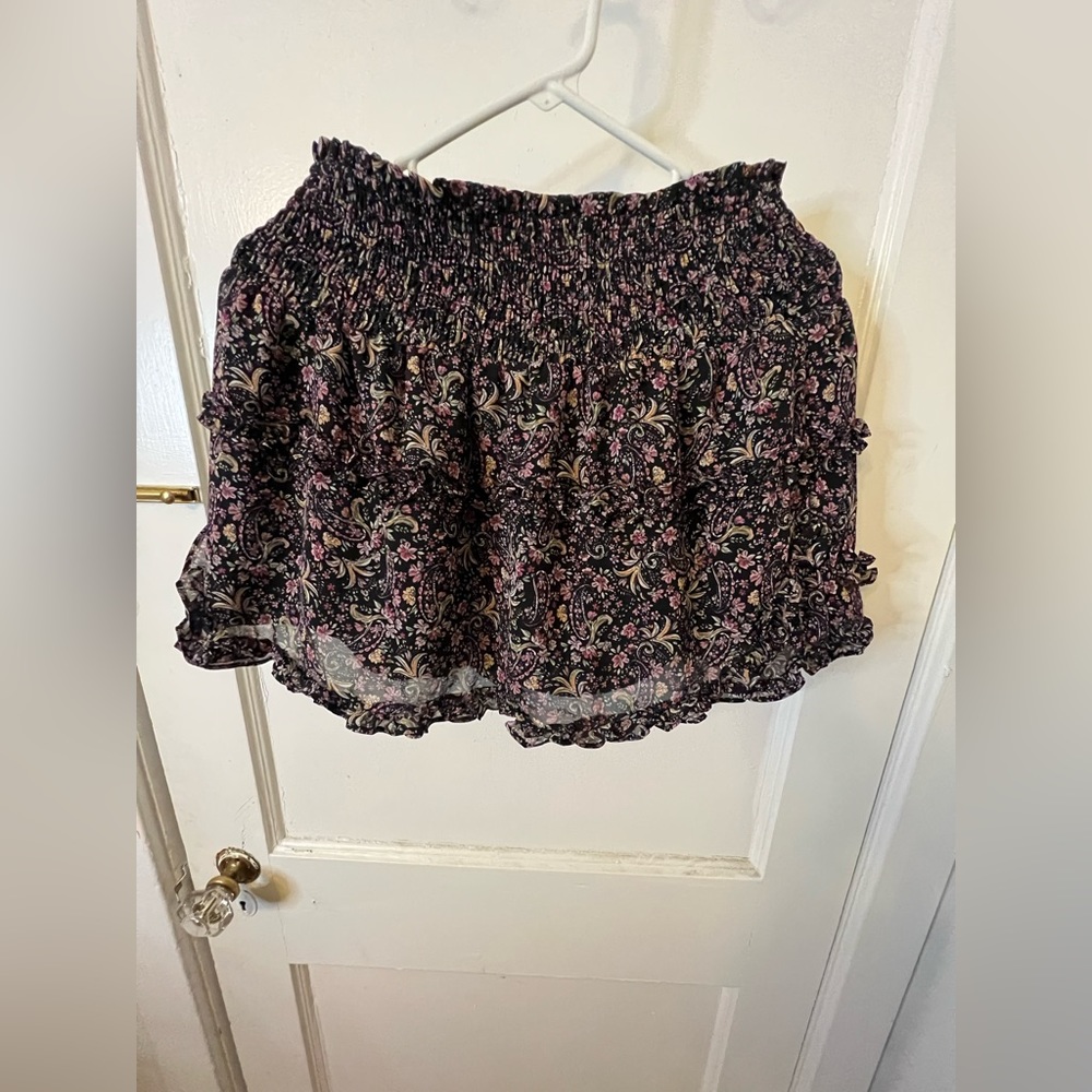 2 layer, mini skirt